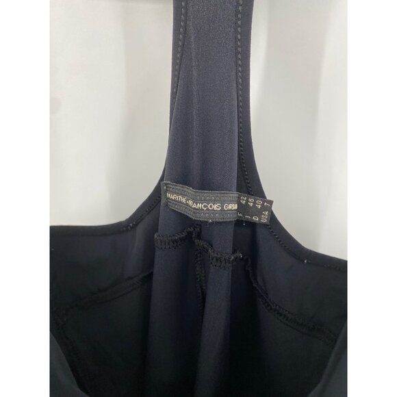 Marithe + Francois Girbaud midi dress SIZE USA 7 balloon lagenlook SIDE POCKETS - Picture 5 of 6